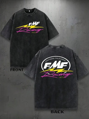 Black washed fmf - racing, retro