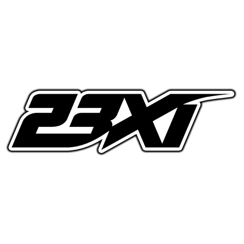 23xi racing black logo 3 - racing,