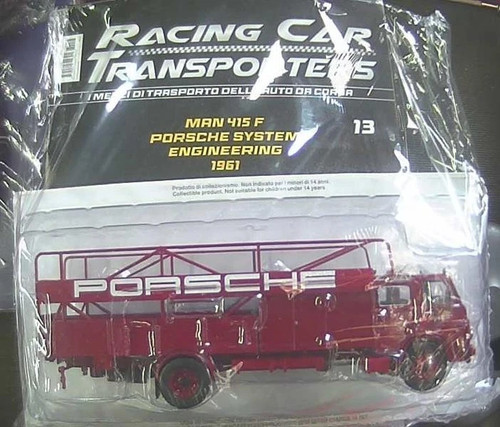 Racing car transporter man - man, 415