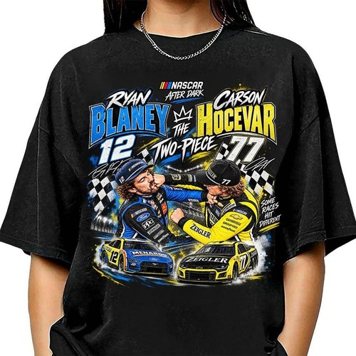 Hocevar really gave blaney - gave,