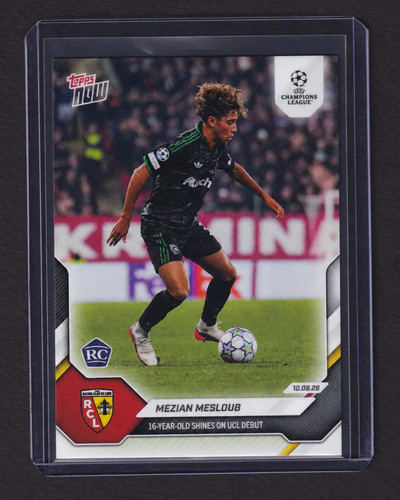 2026 topps now - now, mesloub
