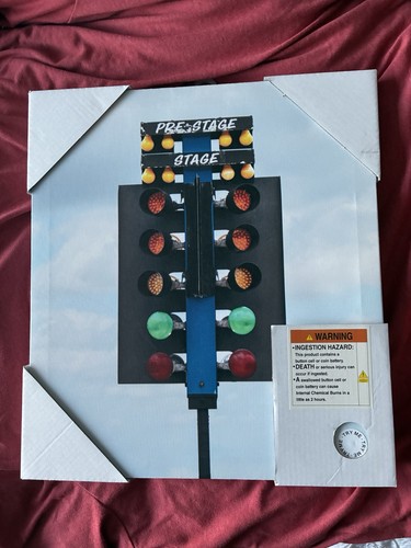 Drag racing sign with - racing,
