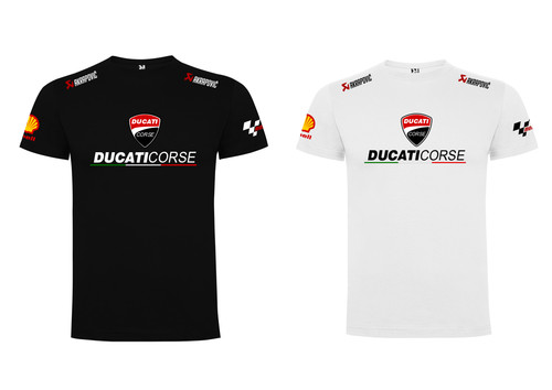 Maglietta stile ducati logo - maglietta,